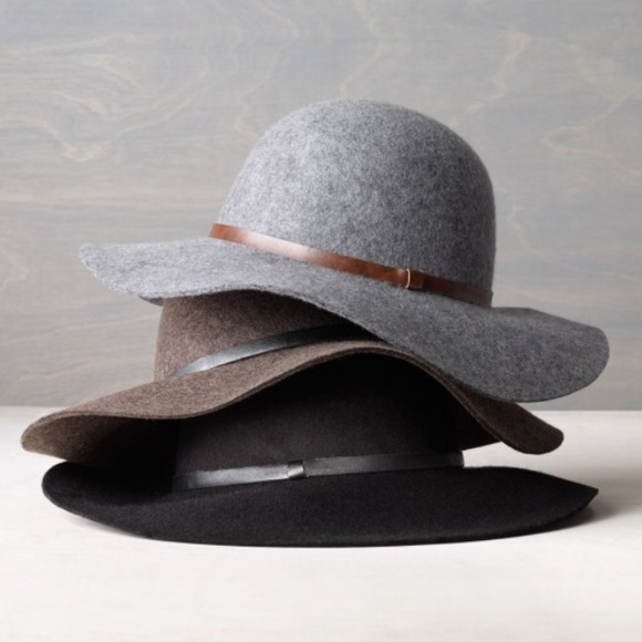 Nordstrom Accessories - Nordstrom | Black Floppy Wool Hat